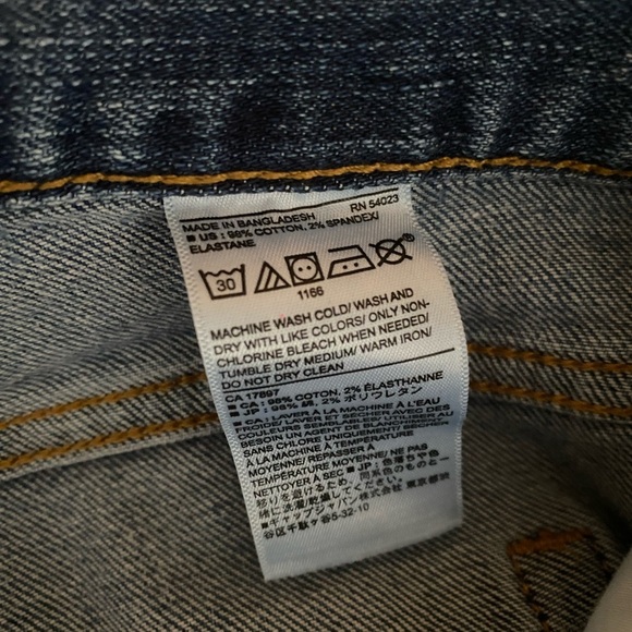 BANANA REPUBLIC Relaxed Classic Denim Women’s 26/2 Girlfriend Jeans - Picture 6 of 12